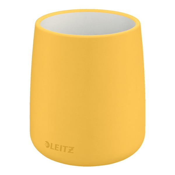 Tazza per matite in ceramica gialla Cosy - Leitz