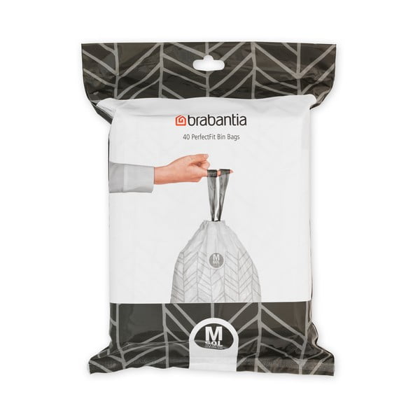 Sacchetti della spazzatura 40 pz 60 l PerfectFit M - Brabantia