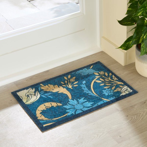 Zerbino 40x60 cm William Morris Blue – Artsy Doormats-image-1