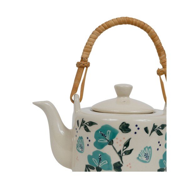 Teiera in gres verde-crema 750 ml Colorada - Sema-image-2