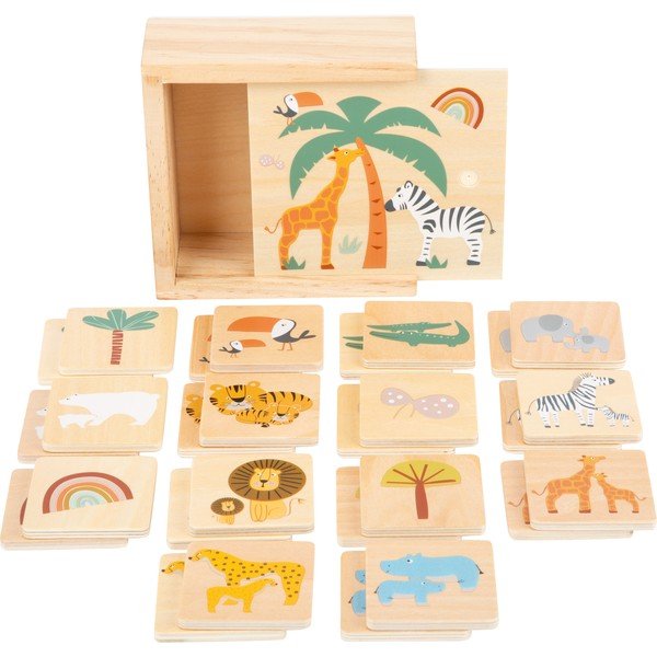 Gioco di memoria in legno Safari - Legler