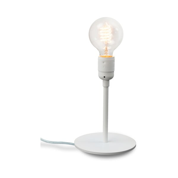 Lampada da tavolo bianca (altezza 24 cm) Uno - Sotto Luce