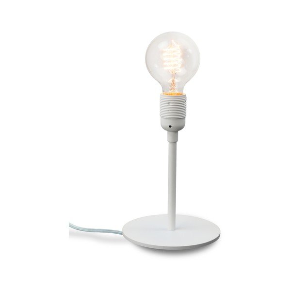 Lampada da tavolo bianca (altezza 24 cm) Uno - Sotto Luce