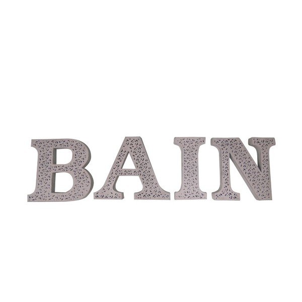 Set di 4 lettere decorative Bain - Antic Line