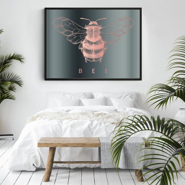 Poster da parete in cornice BUMBLEBEE, 40 x 50 cm Bumblebee - DecoKing-image-2