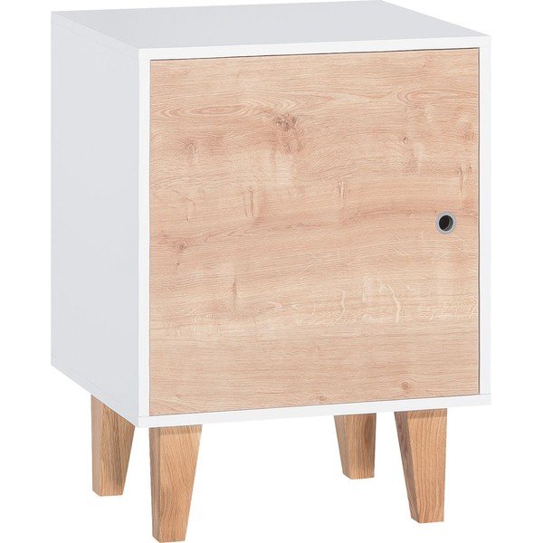 Armadio bianco con anta in legno Concept - Vox