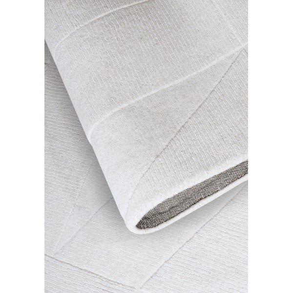 Passatoia color crema in lana intrecciata a mano 80x250 cm Ursule - Villeroy&Boch-image-3