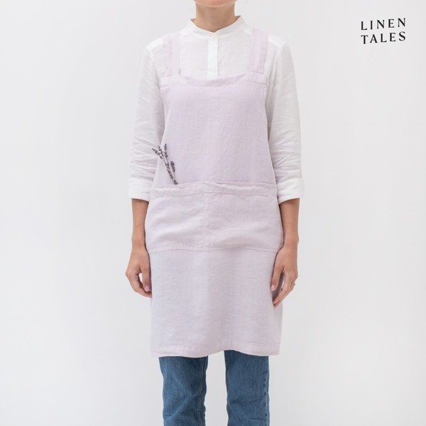 Grembiule in lino Crossback - Linen Tales