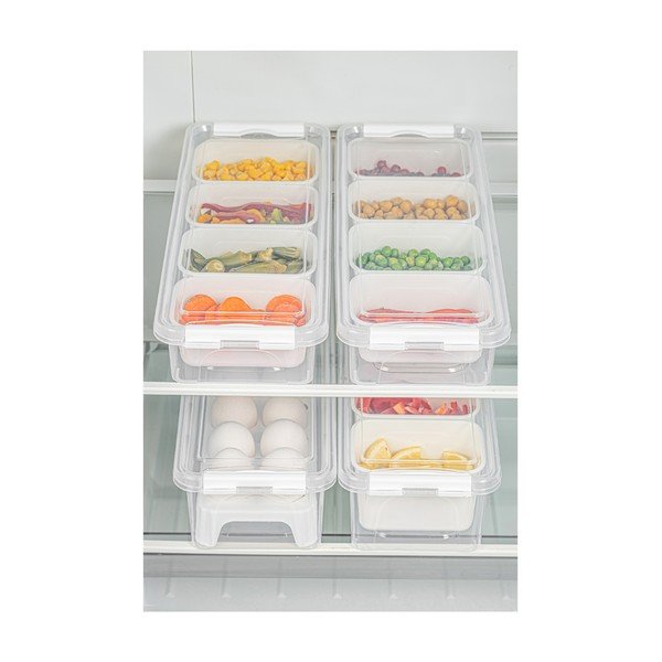 Set di organizer da frigo in plastica 4 pz - Hermia-image-1