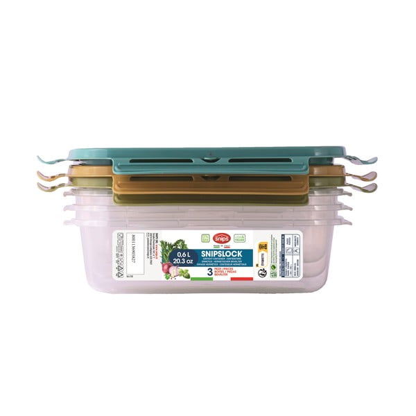 Scatole per alimenti in set 3 pz Snipslock – Snips-image-1