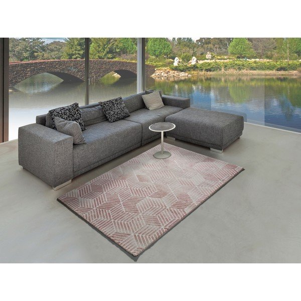 Tappeto rosa Chance Cassie, 120 x 170 cm - Universal-image-1