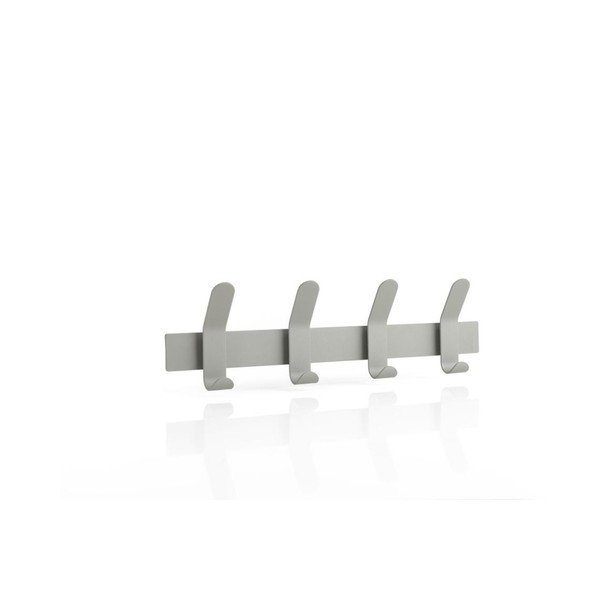 Appendiabiti da parete in acciaio grigio scuro A-Rack - Zone