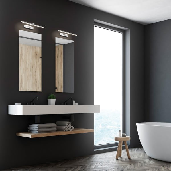 Lampada da parete a LED in argento Baabe - Fischer & Honsel-image-2