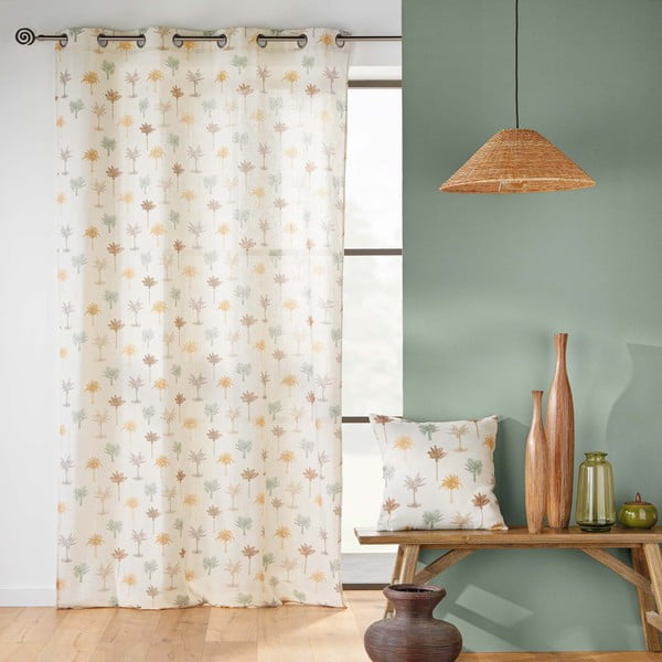 Tenda beige 140x240 cm Palmelia – douceur d'intérieur-image-3