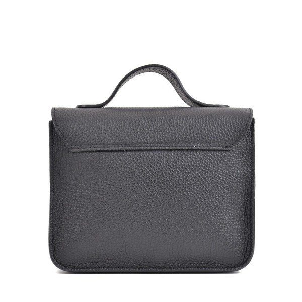 Černá kožená kabelka Mangotti Bags Cristina-image-3
