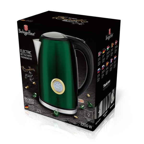 Bollitore verde 1,7 l Emerald Collection - BerlingerHaus-image-2