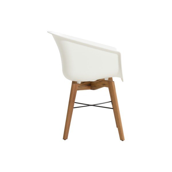 Set di 2 sedie da giardino in plastica bianca Amalia - Hartman-image-3