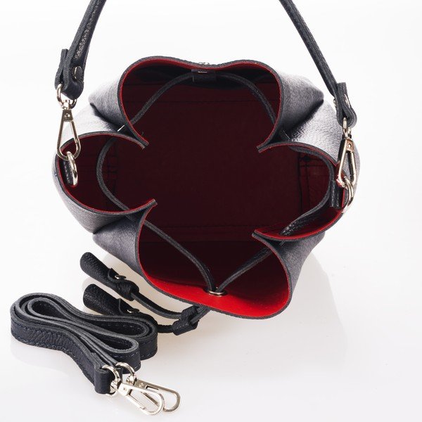 Borsa in pelle blu Acca - Giorgio Costa-image-3