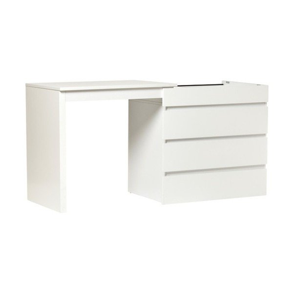 Tavolo da lavoro variabile bianco/cassa Elbir - Marckeric-image-4