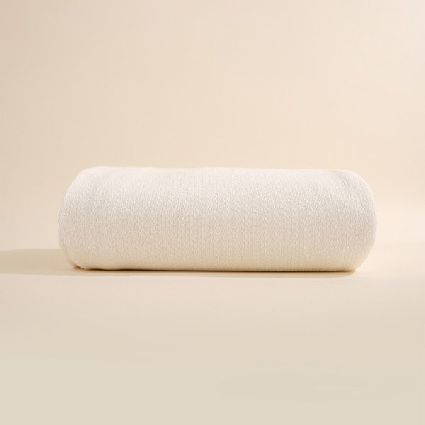 Copriletto in cotone bianco per letto matrimoniale 160x220 cm Hasir - Mijolnir