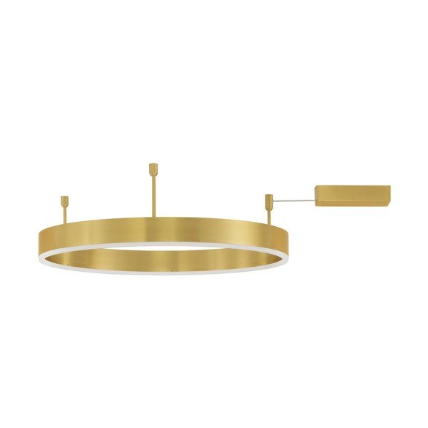 Plafoniera LED color ottone in alluminio con intensità regolabile Motif – Nova Luce