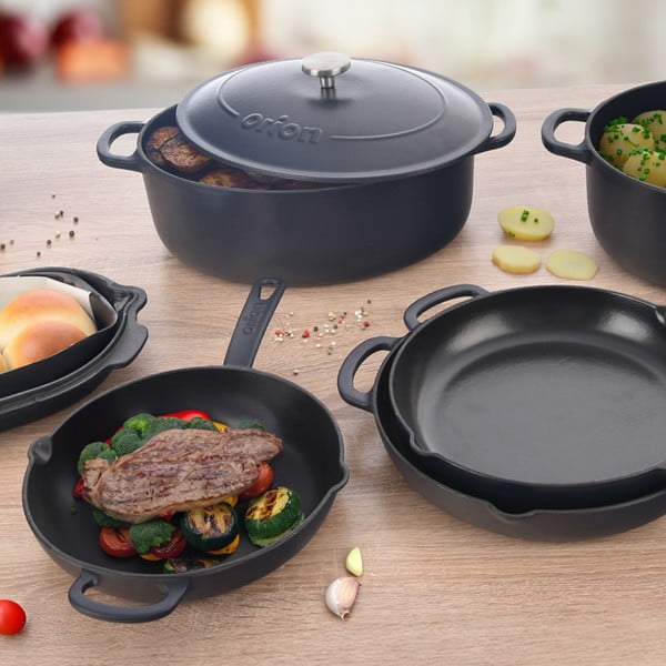 Padella in ghisa ø 24 cm LITINA SMALT - Orion-image-3