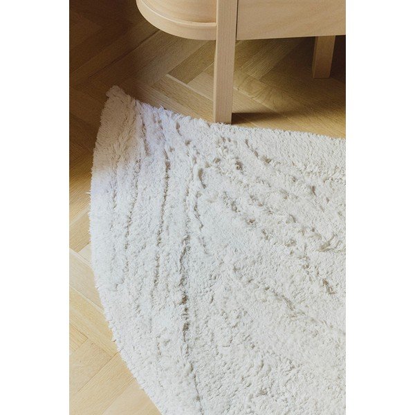 Tappeto per bambini color crema in cotone lavabile/tessuto a mano 100x120 cm Swan – Lorena Canals-image-2