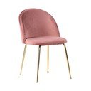 Set di 2 sedie da pranzo rosa Geneve - House Nordic