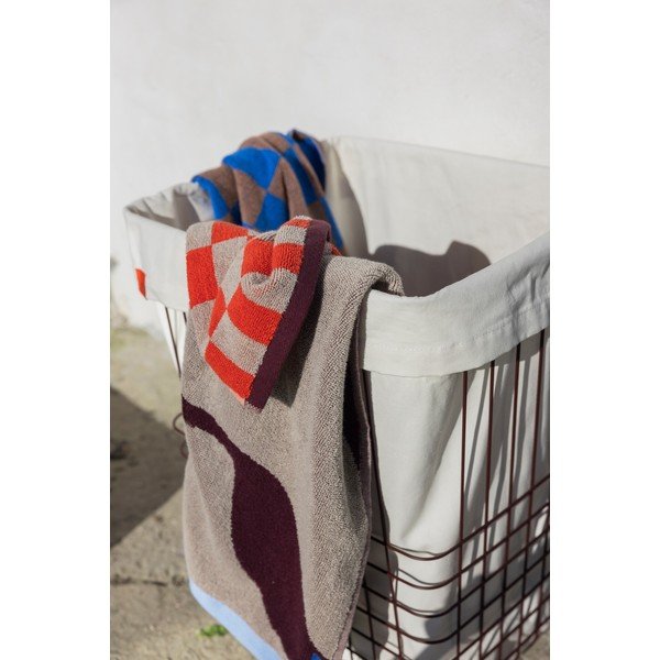 Cesta per il bucato burgundy in metallo 64 l Store-It – Mette Ditmer Denmark-image-3