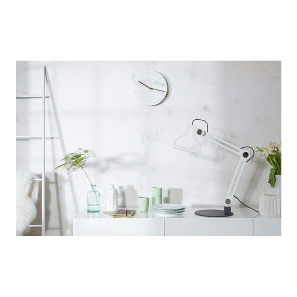 Orologio da parete in marmo bianco - Zuiver-image-1