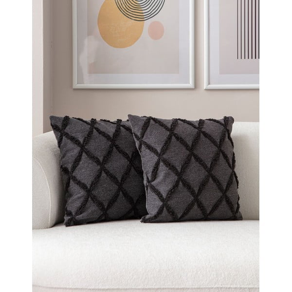 Federe decorative in set 2 pz 43x43 cm Tuffet – Mioli Decor-image-2