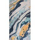 Passatoia gialla e blu lavabile 80x200 cm Colors of Joy – Vitaus