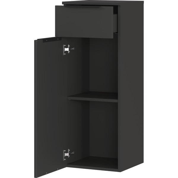 Mobile bagno alto sospeso antracite 36x93 cm Crandon - Germania-image-3