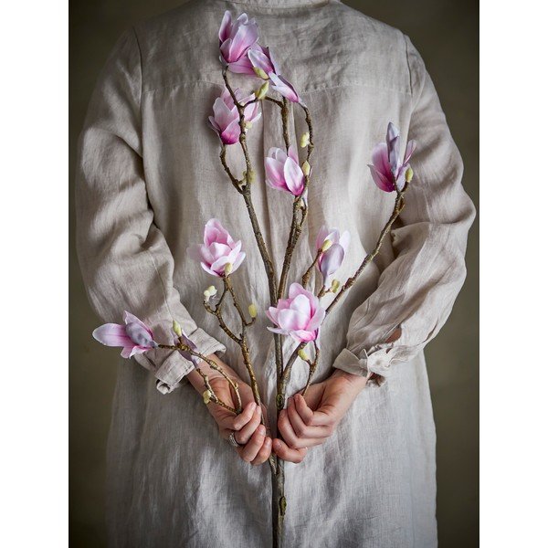 Ramoscello finto (altezza totale 125 cm) Magnolia – Bloomingville-image-1