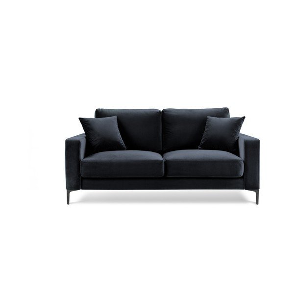 Divano in velluto blu scuro, 158 cm Harmony - Kooko Home