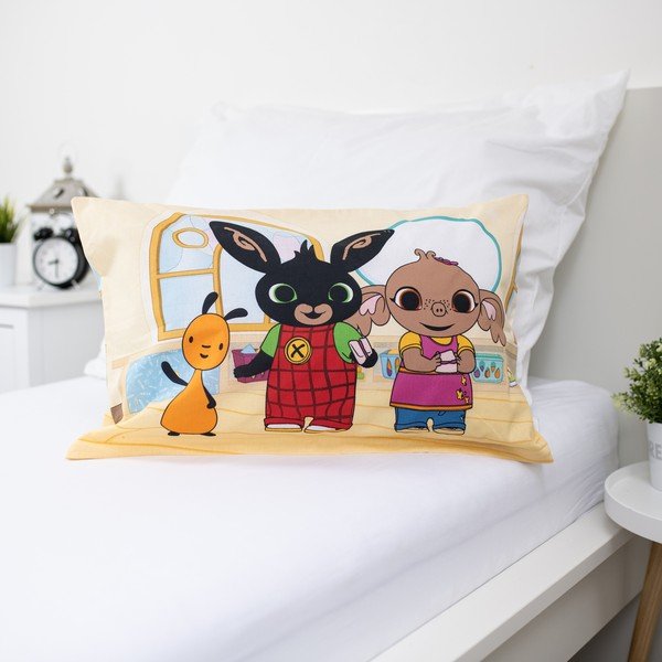 Set copripiumino e federa da bambini in cotone per culla 100x135 cm Králíček Bing Playroom – Jerry Fabrics-image-3