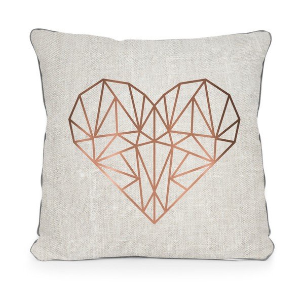Cuscino Cuore beige, 45 x 45 cm - Really Nice Things