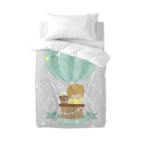 Biancheria da letto per bambini in puro cotone , 120 x 100 cm Air Balloon - Happynois