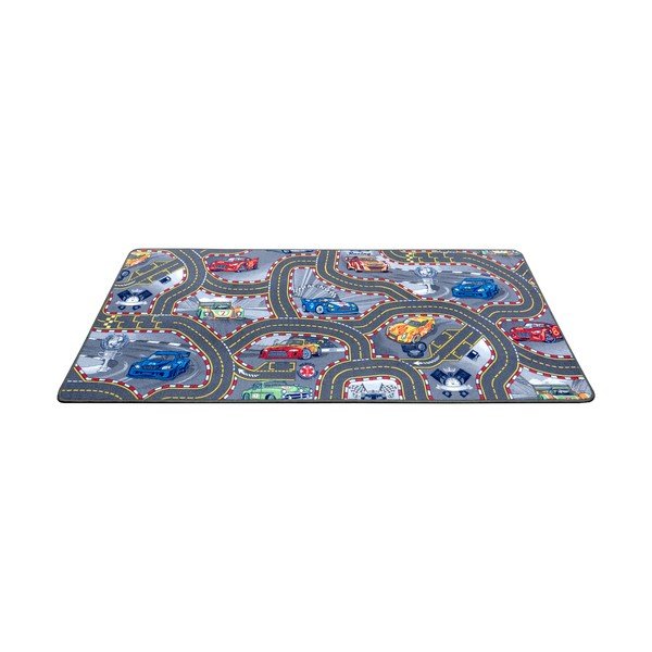 Tappeto da gioco per bambini blu 90x200 cm Race Track – Hanse Home-image-4