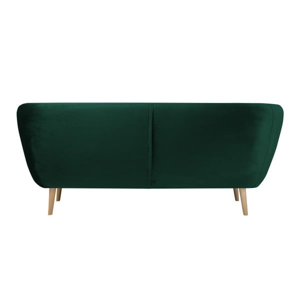 Divano verde a tre posti Benito - Mazzini Sofas-image-4