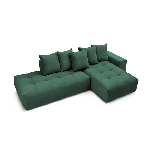 Divano angolare verde (angolo destro) Mont-Blanc - Bobochic Paris-image-4