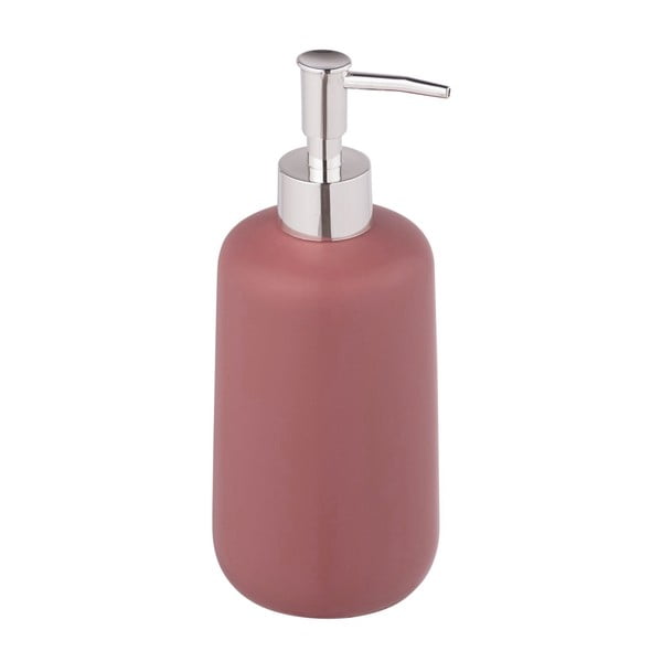 Dispenser di sapone in ceramica rosa 500 ml Olinda - Allstar
