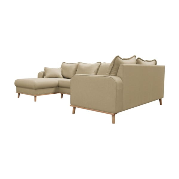 Divano angolare beige (angolo sinistro) Beata - Ropez-image-3