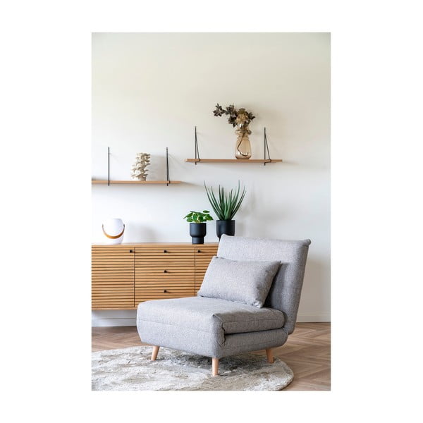 Vaso in vetro marrone chiaro (altezza 31 cm) - House Nordic-image-4