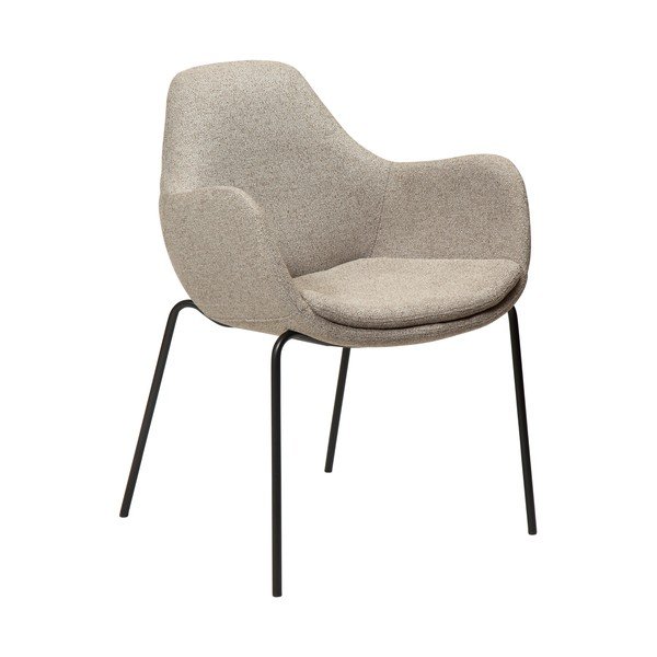 Poltrona beige in tessuto bouclé Zimmer - DAN-FORM Denmark