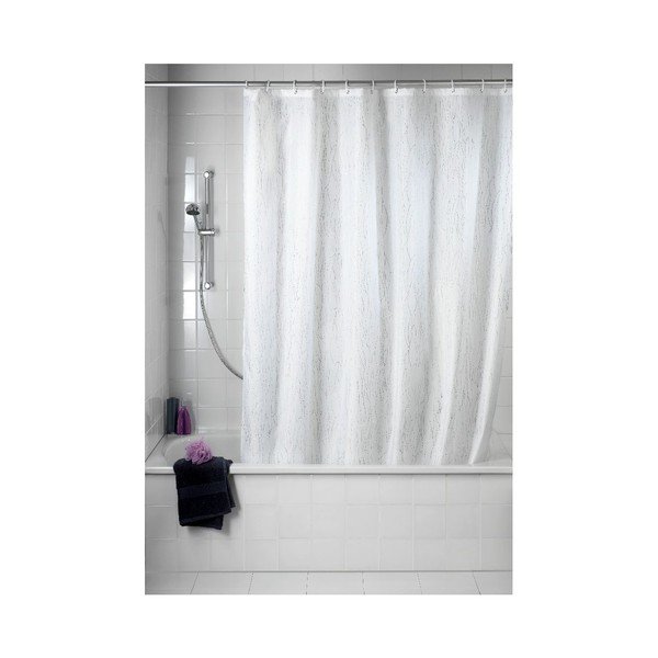 Tenda da doccia , bianco Deluxe - Wenko-image-1