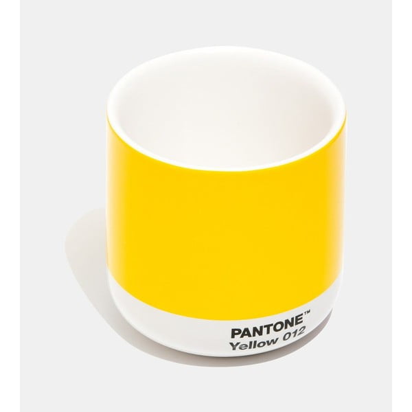 Tazza in ceramica gialla 175 ml Cortado Yellow 012 - Pantone