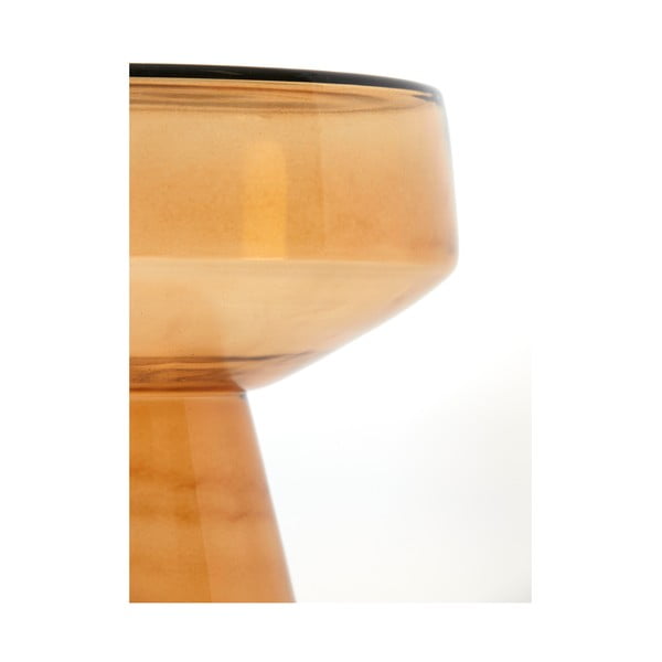 Tavolino rotondo in vetro ø 37 cm Dakwa - Light & Living-image-2