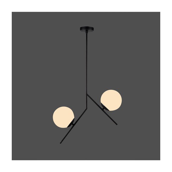 Apparecchio a sospensione nero, altezza 74 cm Diagonal - Squid Lighting-image-1