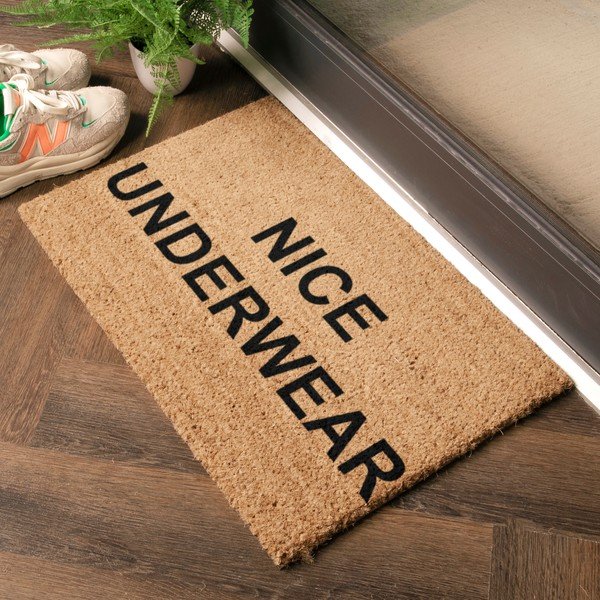 Zerbino in cocco 40x60 cm Nice Underwear - Artsy Doormats-image-1